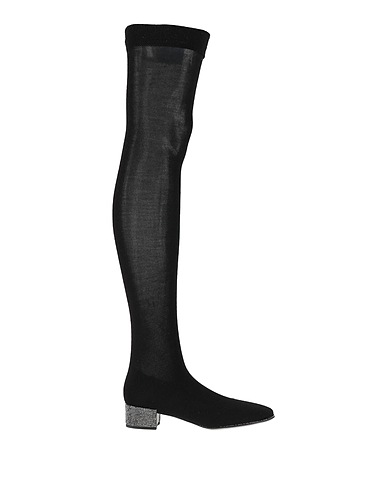 RENE' CAOVILLA Stivali Nero Fibre tessili