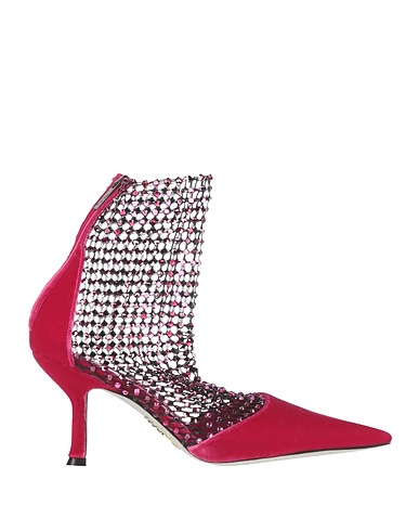 RENE' CAOVILLA Ankle boot Fuchsia Textile fibres
