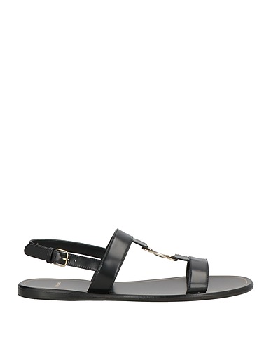 FERRAGAMO Sandals Black Lambskin