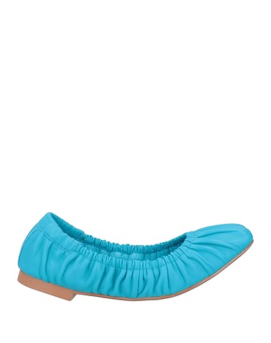 BIBI LOU Ballet flats Turquoise Leather