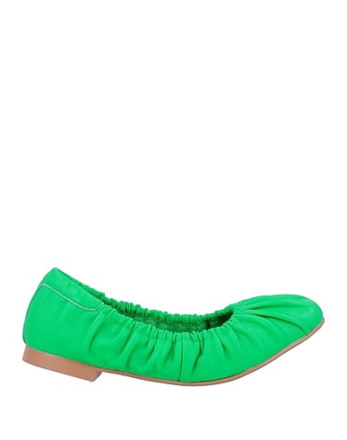 BIBI LOU Ballerines Vert Cuir