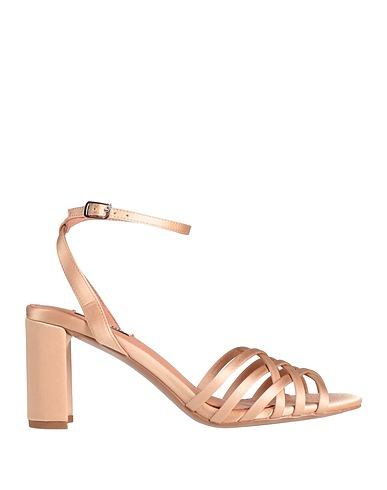 BIBI LOU Sandals Beige Textile fibres