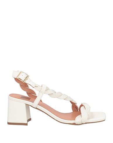 BIBI LOU Sandals White Textile fibres
