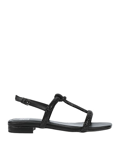 BIBI LOU Sandals Black Textile fibres