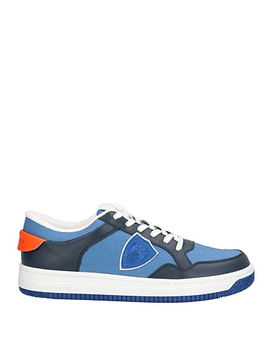 PHILIPPE MODEL Sneakers Pastel blue Leather, Textile fibres