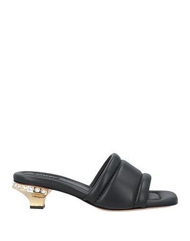 CASADEI Sandals Black Leather