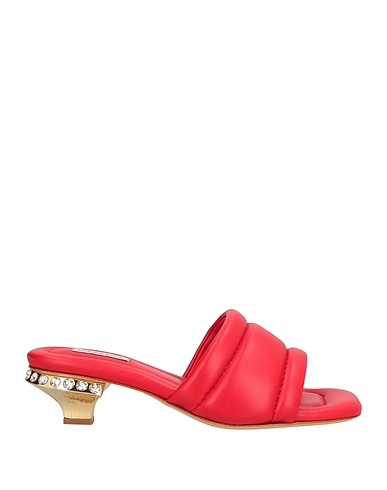CASADEI Sandalen Rot Leder