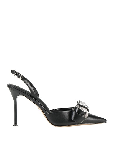 LOLA CRUZ Court Black Leather