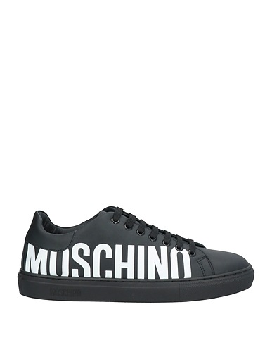 MOSCHINO Sneakers Black Calfskin