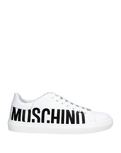 MOSCHINO Sneakers Bianco Pelle di vitello