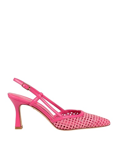 FUSINI Pumps Magenta Leder