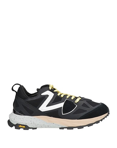 PHILIPPE MODEL Sneakers Black Leather, Textile fibres