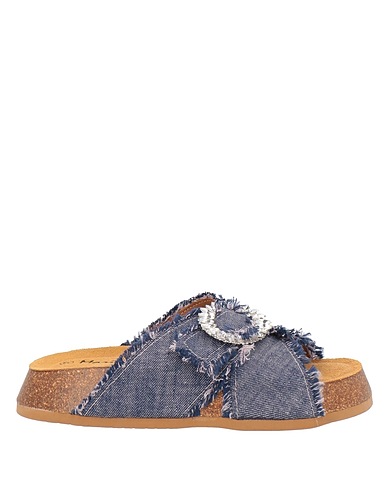 MARIUCCIA Sandals Blue Textile fibers