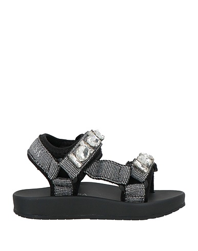 MONNALISA Sandals Black 100% Polyamide