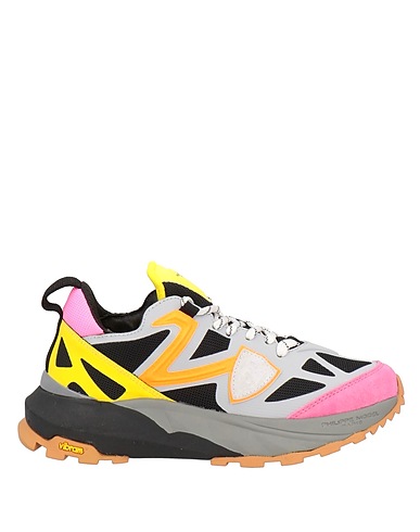 PHILIPPE MODEL Sneakers Black Leather, Textile fibres