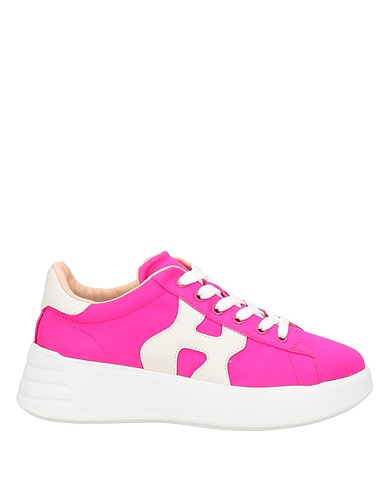 HOGAN Sneakers Fuchsia Leder, Gewebefasern