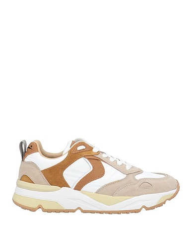 VOILE BLANCHE Sneakers Beige Leather, Nylon