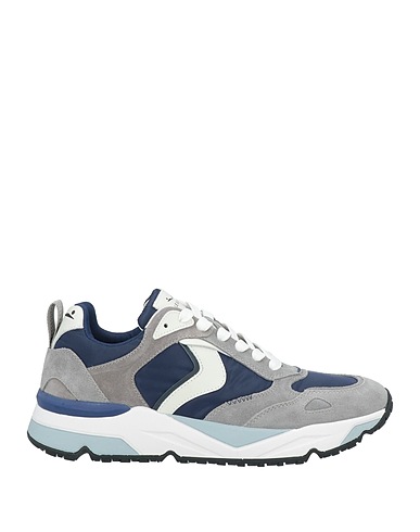 VOILE BLANCHE Sneakers Grey Leather, Nylon