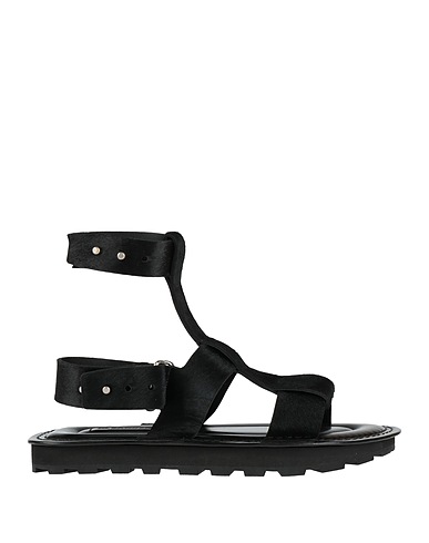 JIL SANDER サンダル ブラック 牛革（カーフ）