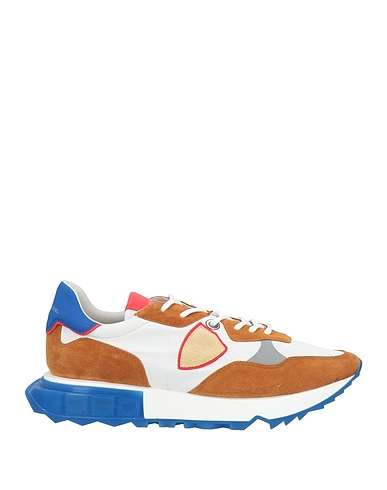 PHILIPPE MODEL Sneakers Tan Leather, Textile fibers