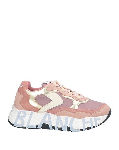 VOILE BLANCHE Sneakers Antique rose Leather, Textile fibres