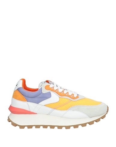 VOILE BLANCHE Sneakers Mandarin Leather, Textile fibers