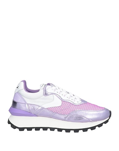 VOILE BLANCHE Sneakers Mauve Goat skin, Textile fibers