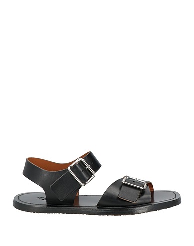 BUTTERO® Sandals Black Leather