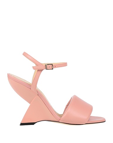 SEMICOUTURE Sandals Antique rose 100% Polyester