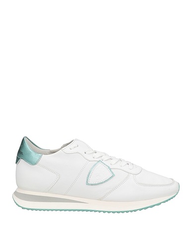 PHILIPPE MODEL Sneakers Off white Leather, Textile fibers