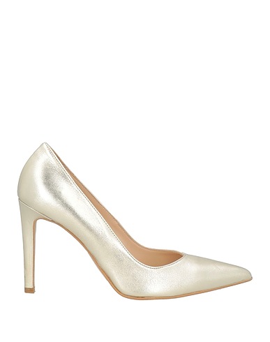 PINKO Pump Platinum Leather