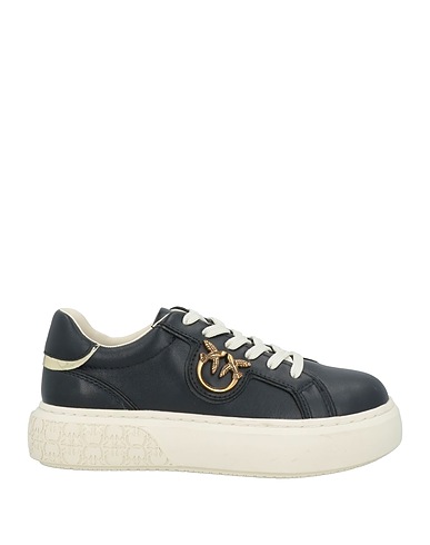 PINKO Sneakers Schwarz Kalbsleder, Andere Fasern