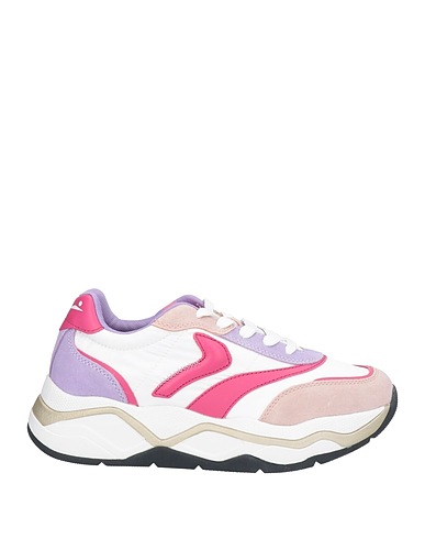 VOILE BLANCHE Sneakers Rosa antico Pelle, Fibre tessili