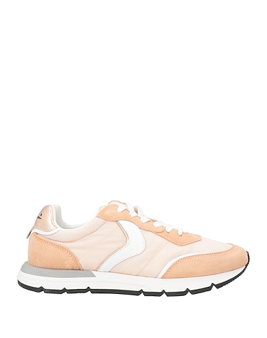 VOILE BLANCHE Sneakers Blush Leather, Textile fibers