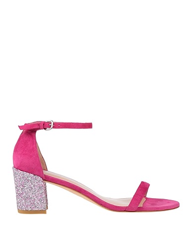 STUART WEITZMAN Sandals Magenta Leather