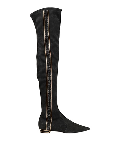 RENE' CAOVILLA Stiefel Schwarz Leder