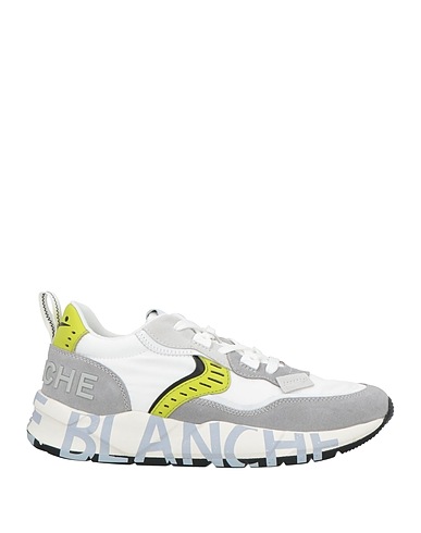 VOILE BLANCHE Sneakers White Textile fibres, Leather