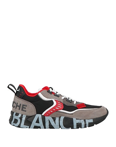 VOILE BLANCHE Sneakers Schwarz Leder, Gewebefasern