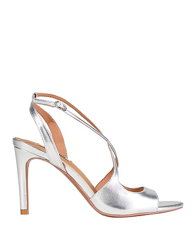 BIBI LOU Sandals Silver Leather