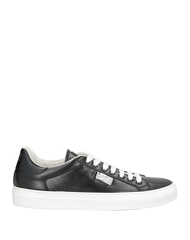CAVALLI CLASS Sneakers Black Calfskin