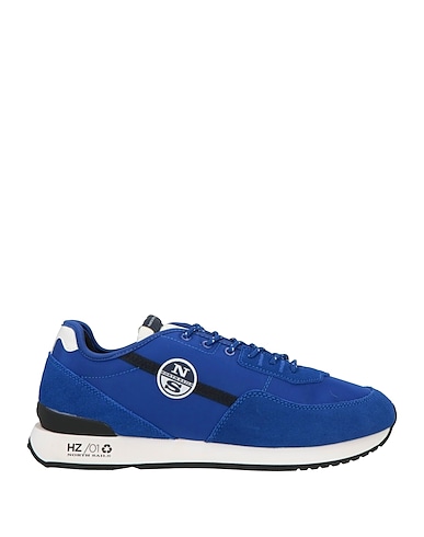 NORTH SAILS Sneakers Bright blue Textile fibres, Leather