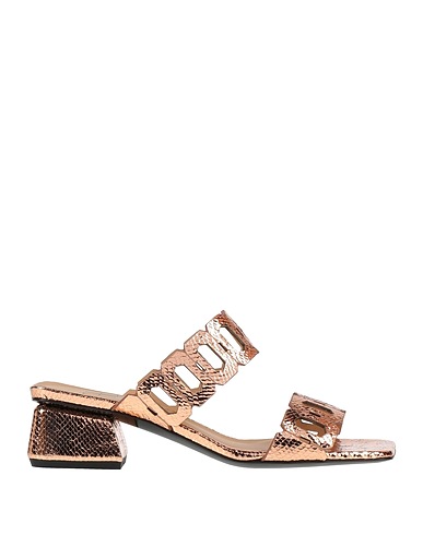 FABI Sandals Copper Leather