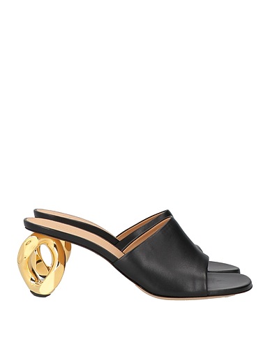 JW ANDERSON Πέδιλο Μαύρο Δέρμα