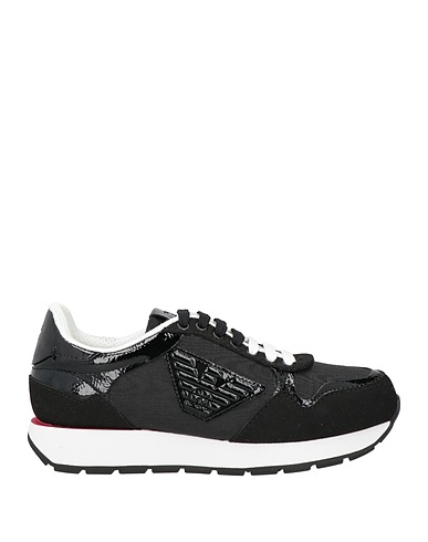 EMPORIO ARMANI Sneakers Black Textile fibers