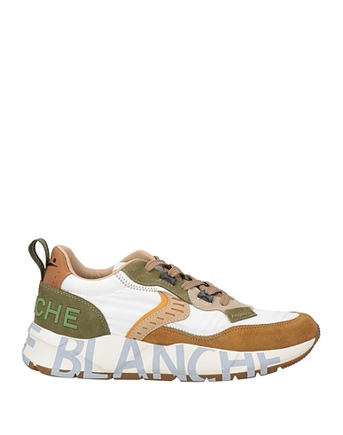 VOILE BLANCHE Sneakers Military green Leather, Nylon