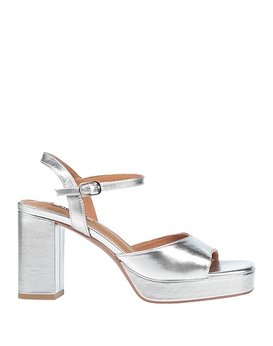 BIBI LOU Sandals Silver Leather