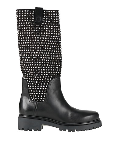 RENE' CAOVILLA Stiefel Schwarz Leder