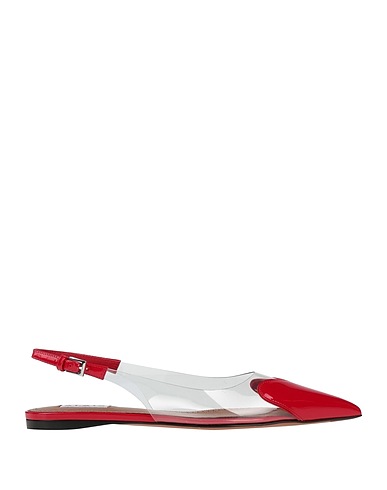 ALAÏA Footwear Red Leather, Plastic