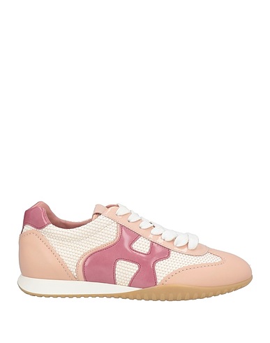 HOGAN Sneakers Blush Leather, Textile fibres
