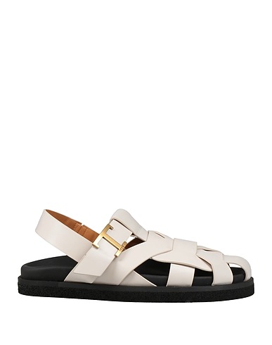 TOD'S Sandals White Leather